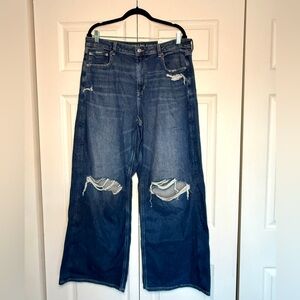American Eagle Outfitters Blue Flare Jeans